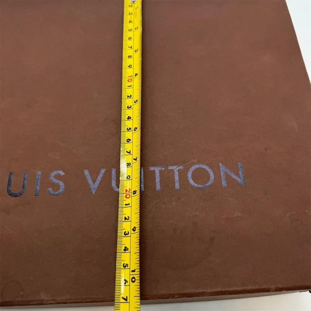 Louis Vuitton Brown Luxury Gift/Accessory Box Empty Storage Decor